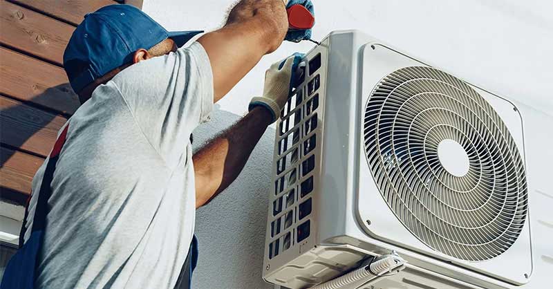 Dàn nóng điều hòa multi gặp sự cố