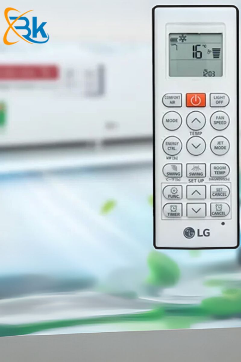 Màn hình điều khiển điều hòa LG hiển thị chập chờn