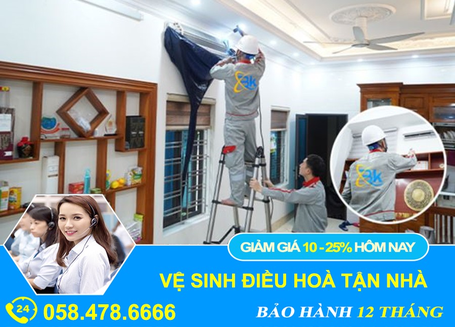 Giá Vệ Sinh Điều hoà Hà Nội